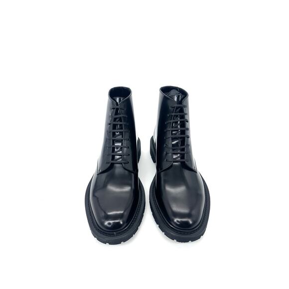 NIB Saint Laurent Army Combat Ankle Boots EU 43 US 10 Black Leather $1,190 main image 5